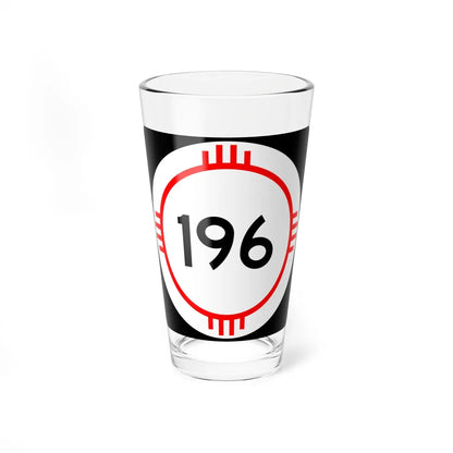 New Mexico 196 (New Mexico) (Road Sign) Pint Glass 16oz - Go Mug Yourself