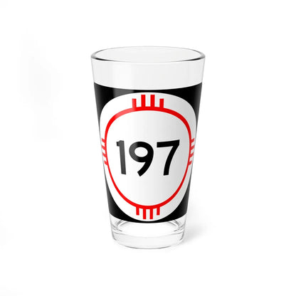 New Mexico 197 (New Mexico) (Road Sign) Pint Glass 16oz 16oz - Go Mug Yourself