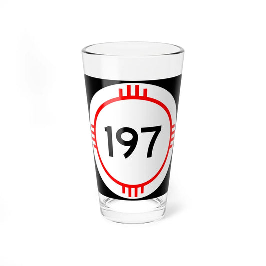 New Mexico 197 (New Mexico) (Road Sign) Pint Glass 16oz 16oz - Go Mug Yourself