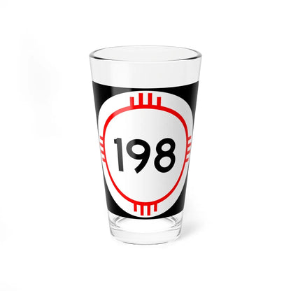 New Mexico 198 (New Mexico) (Road Sign) Pint Glass 16oz 16oz - Go Mug Yourself