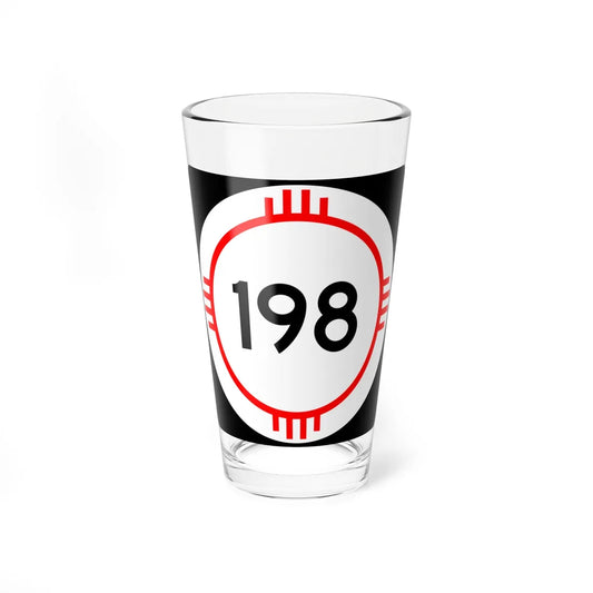 New Mexico 198 (New Mexico) (Road Sign) Pint Glass 16oz 16oz - Go Mug Yourself