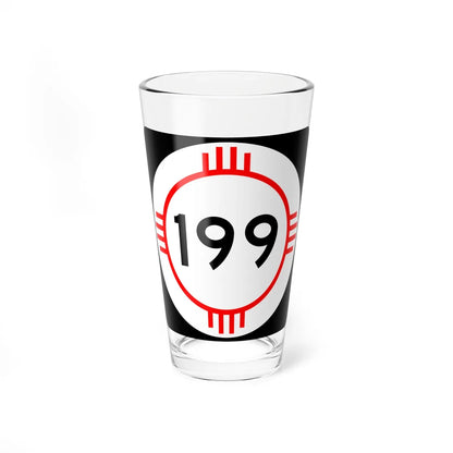 New Mexico 199 (New Mexico) (Road Sign) Pint Glass 16oz 16oz - Go Mug Yourself