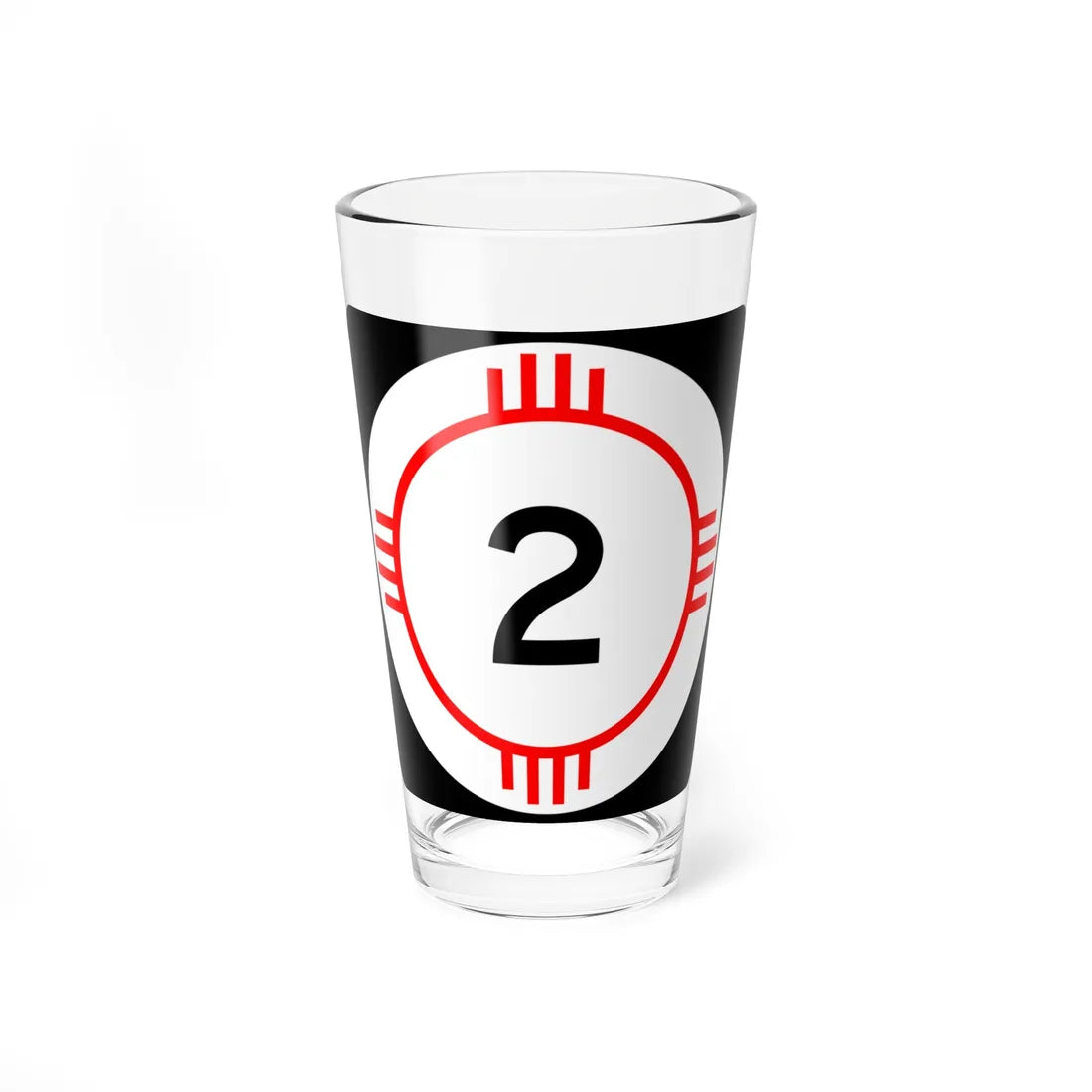 New Mexico 2 (New Mexico) (Road Sign) Pint Glass 16oz - Go Mug Yourself