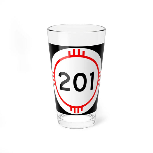 New Mexico 201 (New Mexico) (Road Sign) Pint Glass 16oz 16oz - Go Mug Yourself