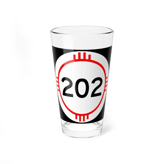 New Mexico 202 (New Mexico) (Road Sign) Pint Glass 16oz 16oz - Go Mug Yourself