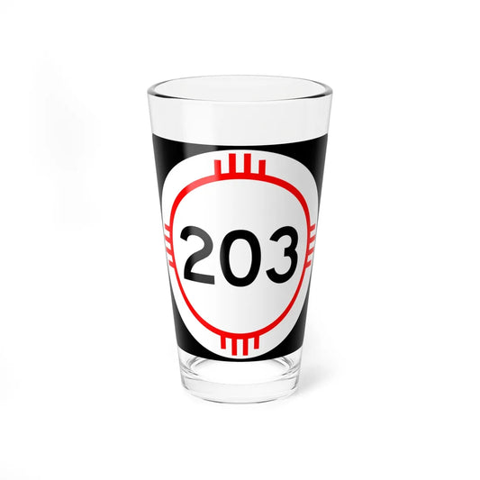 New Mexico 203 (New Mexico) (Road Sign) Pint Glass 16oz 16oz - Go Mug Yourself