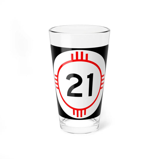 New Mexico 21 (New Mexico) (Road Sign) Pint Glass 16oz 16oz - Go Mug Yourself