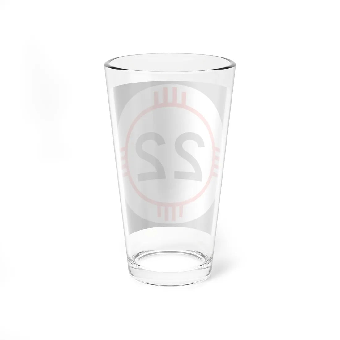 New Mexico 22 (New Mexico) (Road Sign) Pint Glass 16oz - Go Mug Yourself