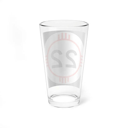 New Mexico 22 (New Mexico) (Road Sign) Pint Glass 16oz - Go Mug Yourself