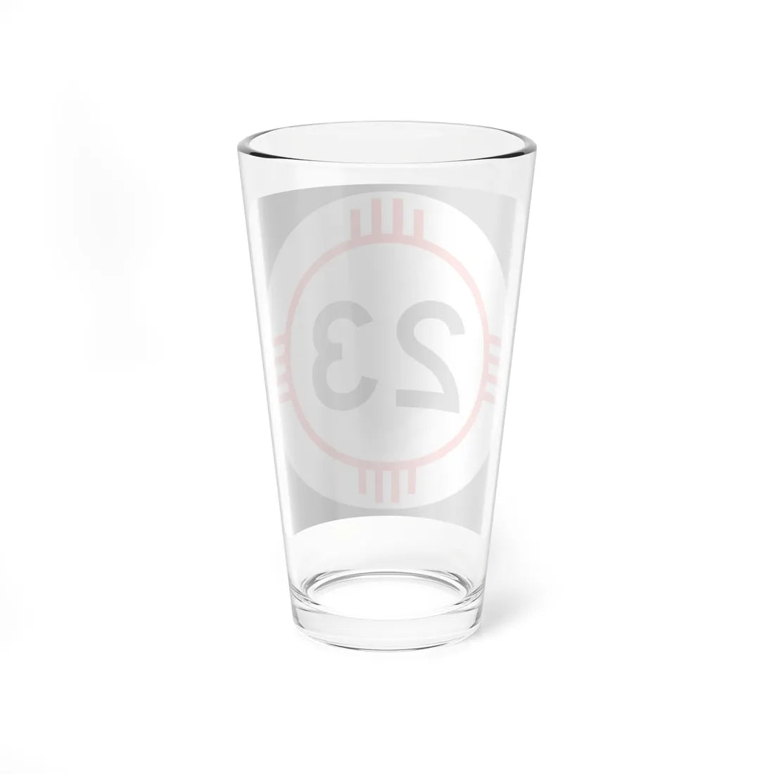 New Mexico 23 (New Mexico) (Road Sign) Pint Glass 16oz - Go Mug Yourself