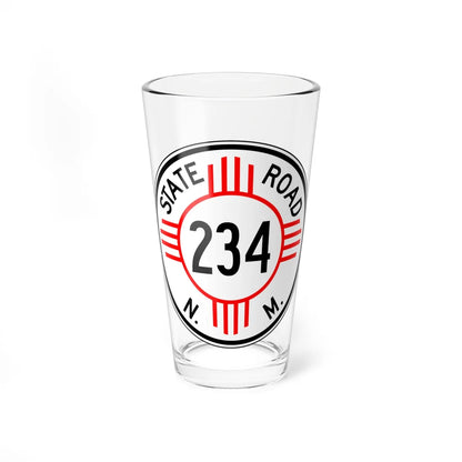 New Mexico 234 1952 (New Mexico) (Road Sign) Pint Glass 16oz 16oz - Go Mug Yourself