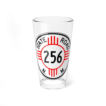 New Mexico 256 1952 (New Mexico) (Road Sign) Pint Glass 16oz 16oz - Go Mug Yourself