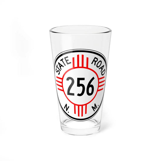 New Mexico 256 1952 (New Mexico) (Road Sign) Pint Glass 16oz 16oz - Go Mug Yourself