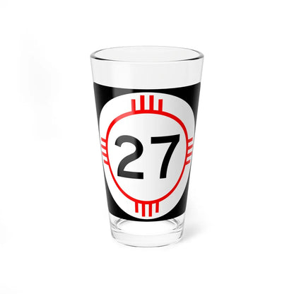 New Mexico 27 (New Mexico) (Road Sign) Pint Glass 16oz 16oz - Go Mug Yourself