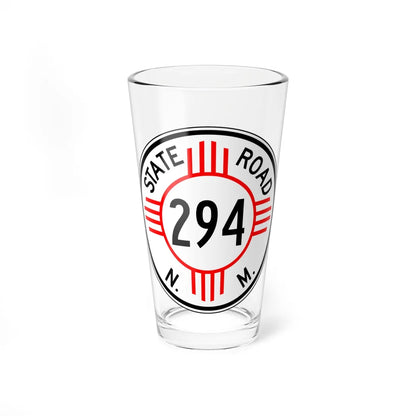 New Mexico 294 1952 (New Mexico) (Road Sign) Pint Glass 16oz 16oz - Go Mug Yourself