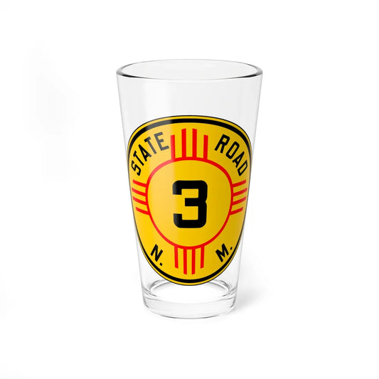 New Mexico 3 1932 (New Mexico) (Road Sign) Pint Glass 16oz 16oz - Go Mug Yourself