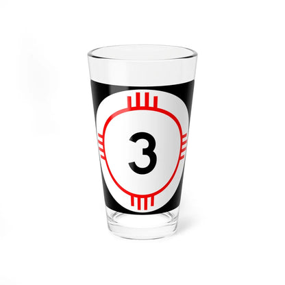 New Mexico 3 (New Mexico) (Road Sign) Pint Glass 16oz 16oz - Go Mug Yourself