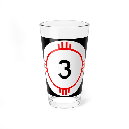 New Mexico 3 (New Mexico) (Road Sign) Pint Glass 16oz 16oz - Go Mug Yourself