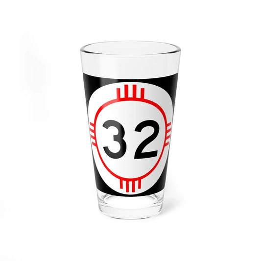 New Mexico 32 (New Mexico) (Road Sign) Pint Glass 16oz 16oz - Go Mug Yourself