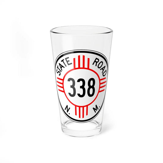 New Mexico 338 1952 (New Mexico) (Road Sign) Pint Glass 16oz 16oz - Go Mug Yourself