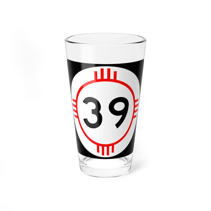 New Mexico 39 (New Mexico) (Road Sign) Pint Glass 16oz 16oz - Go Mug Yourself