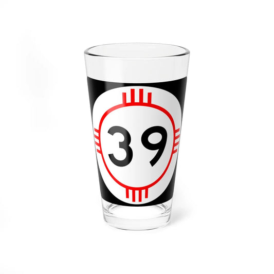 New Mexico 39 (New Mexico) (Road Sign) Pint Glass 16oz 16oz - Go Mug Yourself