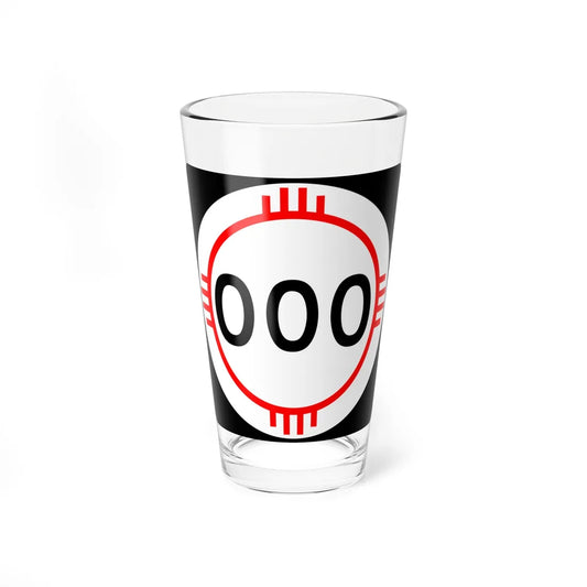 New Mexico 3di (New Mexico) (Road Sign) Pint Glass 16oz 16oz - Go Mug Yourself