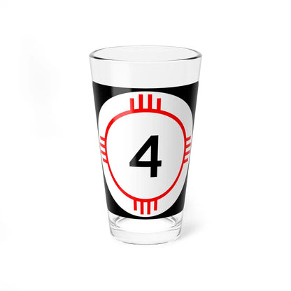 New Mexico 4 (New Mexico) (Road Sign) Pint Glass 16oz - Go Mug Yourself