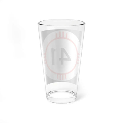 New Mexico 41 (New Mexico) (Road Sign) Pint Glass 16oz - Go Mug Yourself
