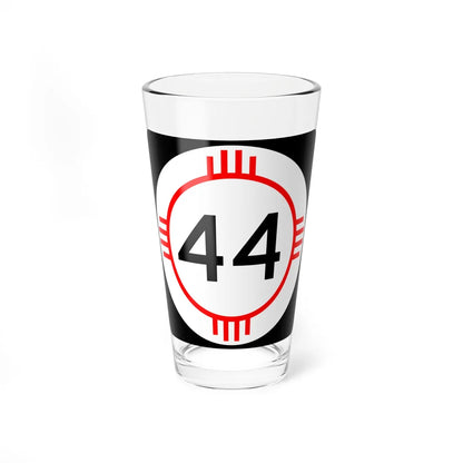 New Mexico 44 (New Mexico) (Road Sign) Pint Glass 16oz - Go Mug Yourself