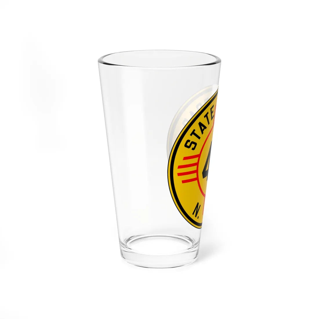New Mexico 48 1932 (New Mexico) (Road Sign) Pint Glass 16oz - Go Mug Yourself