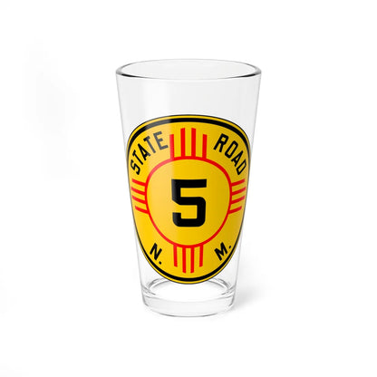 New Mexico 5 1932 (New Mexico) (Road Sign) Pint Glass 16oz 16oz - Go Mug Yourself