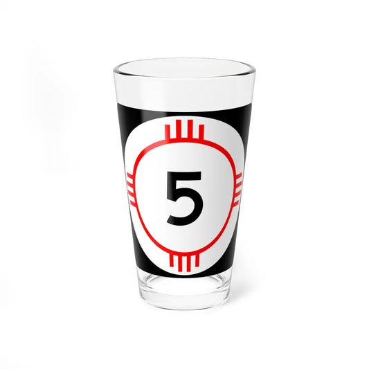 New Mexico 5 (New Mexico) (Road Sign) Pint Glass 16oz 16oz - Go Mug Yourself