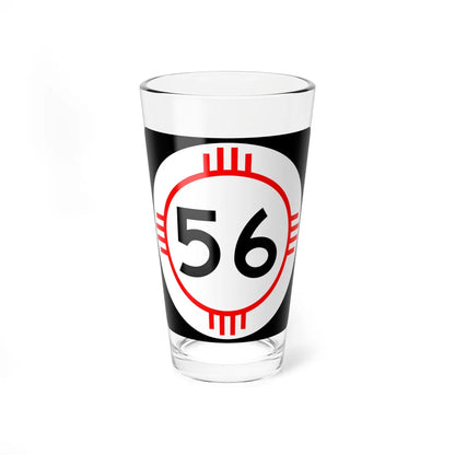 New Mexico 56 (New Mexico) (Road Sign) Pint Glass 16oz 16oz - Go Mug Yourself