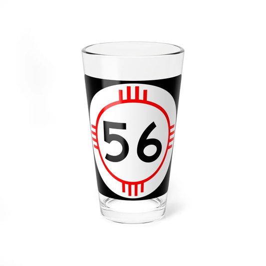 New Mexico 56 (New Mexico) (Road Sign) Pint Glass 16oz 16oz - Go Mug Yourself