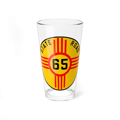 New Mexico 65 1926 (New Mexico) (Road Sign) Pint Glass 16oz 16oz - Go Mug Yourself