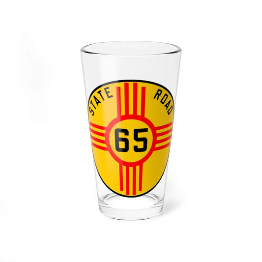New Mexico 65 1926 (New Mexico) (Road Sign) Pint Glass 16oz 16oz - Go Mug Yourself