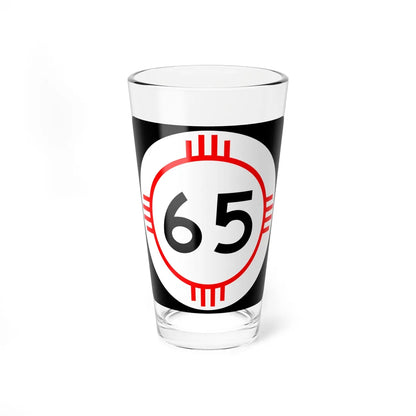 New Mexico 65 (New Mexico) (Road Sign) Pint Glass 16oz 16oz - Go Mug Yourself