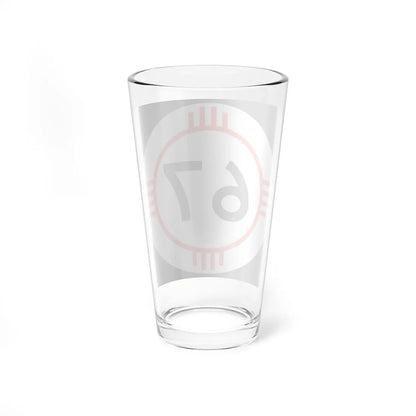 New Mexico 67 (New Mexico) (Road Sign) Pint Glass 16oz - Go Mug Yourself