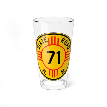 New Mexico 71 1932 (New Mexico) (Road Sign) Pint Glass 16oz - Go Mug Yourself