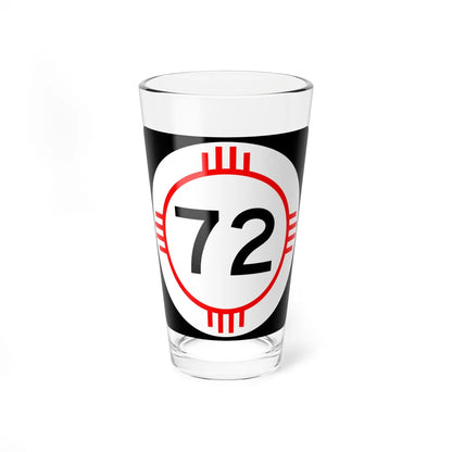 New Mexico 72 (New Mexico) (Road Sign) Pint Glass 16oz 16oz - Go Mug Yourself