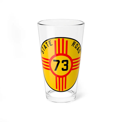 New Mexico 73 1926 (New Mexico) (Road Sign) Pint Glass 16oz 16oz - Go Mug Yourself