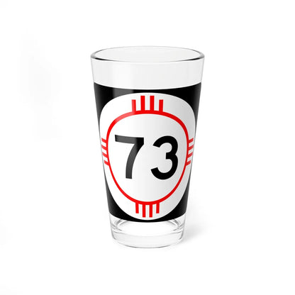 New Mexico 73 (New Mexico) (Road Sign) Pint Glass 16oz 16oz - Go Mug Yourself