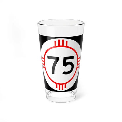 New Mexico 75 (New Mexico) (Road Sign) Pint Glass 16oz 16oz - Go Mug Yourself