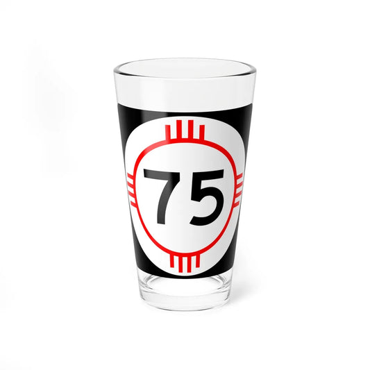 New Mexico 75 (New Mexico) (Road Sign) Pint Glass 16oz 16oz - Go Mug Yourself