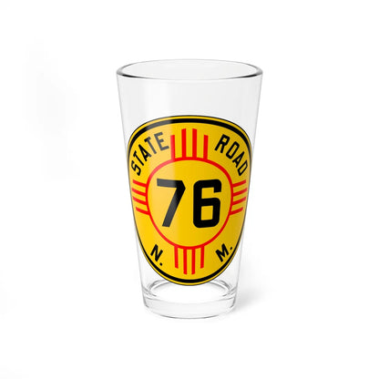 New Mexico 76 1932 (New Mexico) (Road Sign) Pint Glass 16oz 16oz - Go Mug Yourself