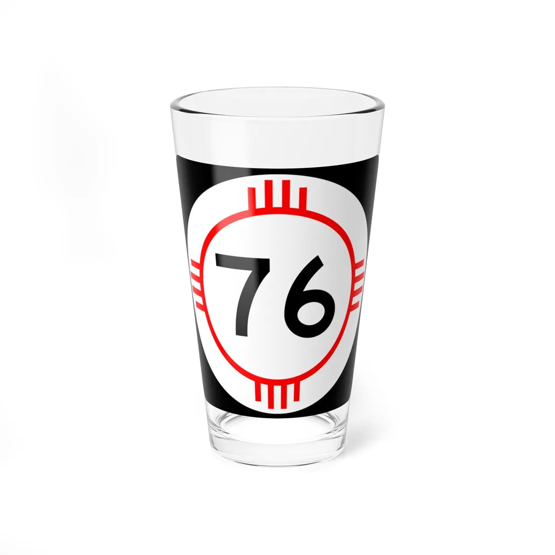 New Mexico 76 (New Mexico) (Road Sign) Pint Glass 16oz 16oz - Go Mug Yourself