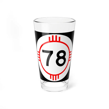 New Mexico 78 (New Mexico) (Road Sign) Pint Glass 16oz 16oz - Go Mug Yourself