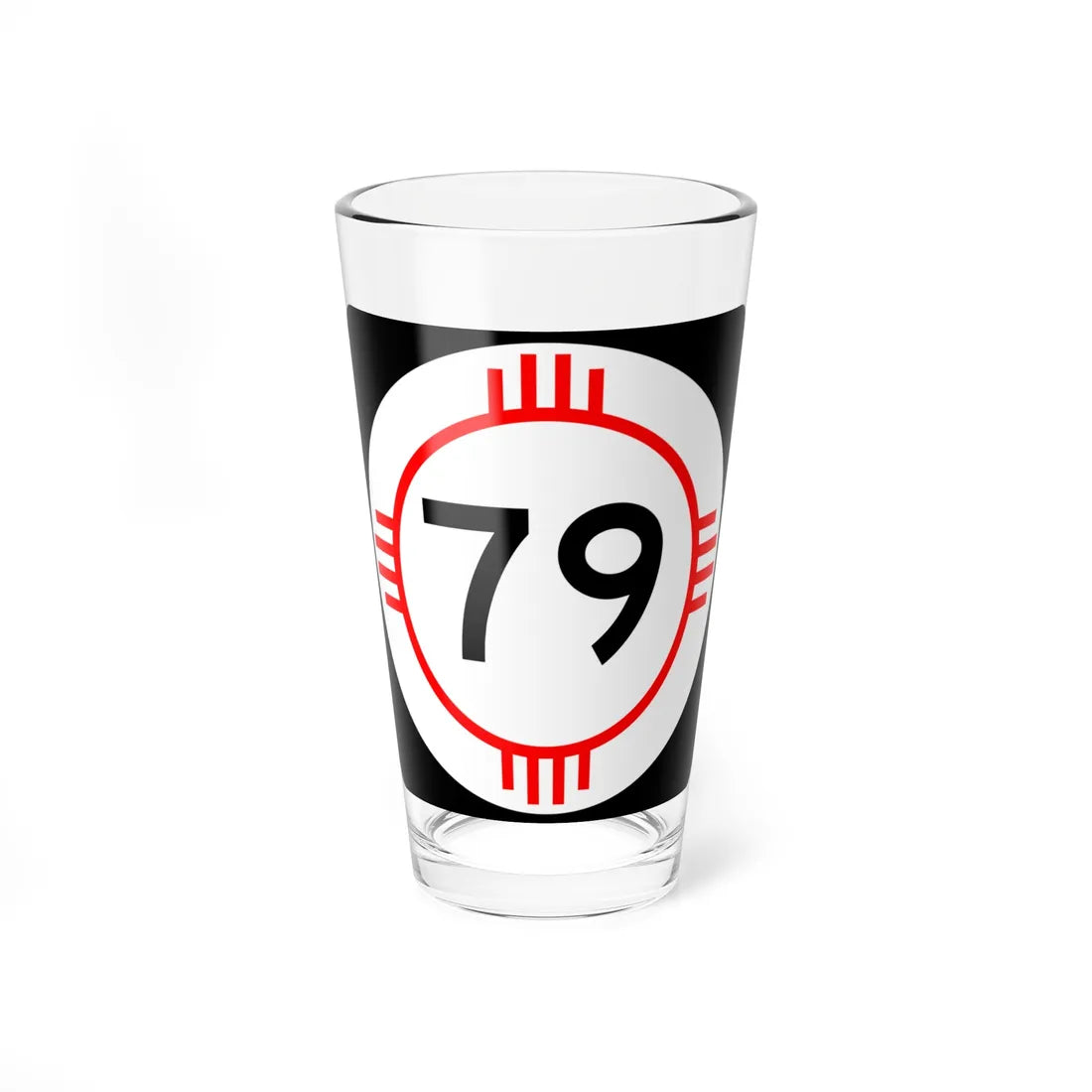 New Mexico 79 (New Mexico) (Road Sign) Pint Glass 16oz 16oz - Go Mug Yourself