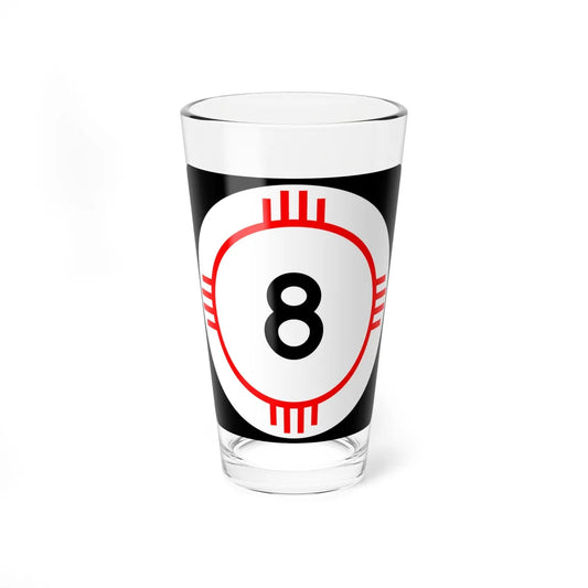 New Mexico 8 (New Mexico) (Road Sign) Pint Glass 16oz 16oz - Go Mug Yourself